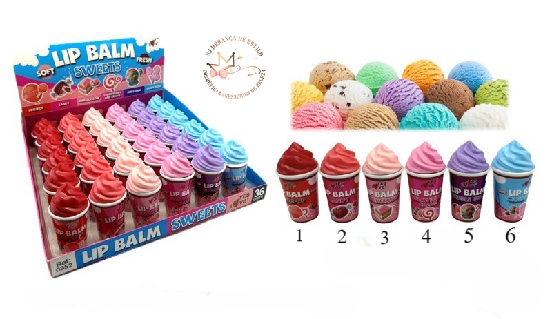 BÁLSAMO LABIAL CANDY ICE CREAM