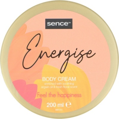 Creme corporal sence Energise embalagem redonda pêssego 200 ml