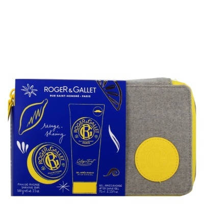 Roger & Gallet - Twist Coffret Barra de Barbear + Gel Pós Barbear