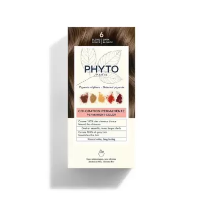 Phyto - Phytocolor Coloração Permanente 6 Louro Escuro