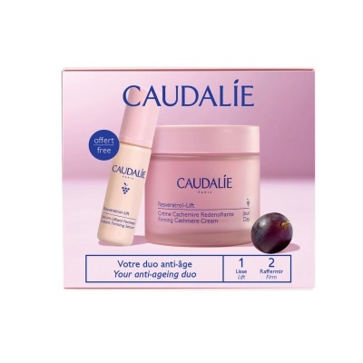 Caudalie - Pack Resveratrol Lift Creme Caxemira + Sérum Firmeza