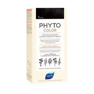 Phyto - Phytocolor Coloração Permanente 1 Preto