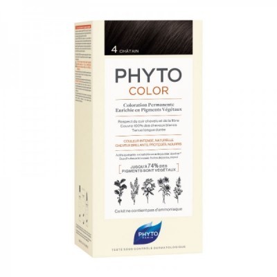 Phyto - Phytocolor Coloração Permanente 4 Castanho