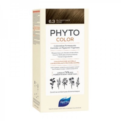 Phyto - Phytocolor Coloração Permanente 6.3 Louro Escuro Dourado