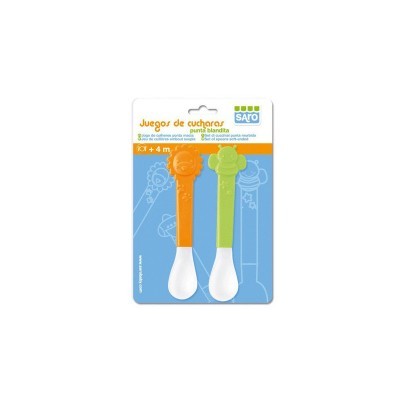 Saro - 2 Colheres Ponta Macia