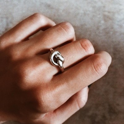 Anel em prata 925 - Knot