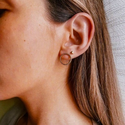 Brincos em Aço - Samira