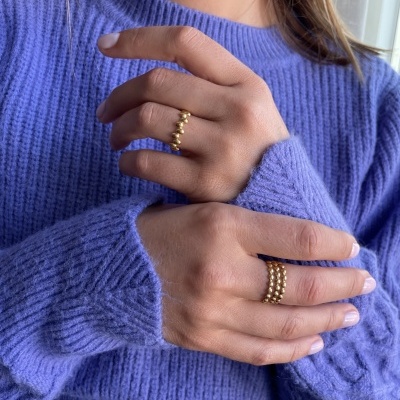 Anéis em aço - Velvet