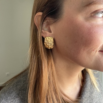 Brincos em aço - Luma