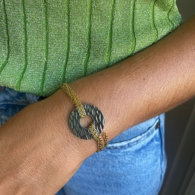 Pulseira em aço - Brave