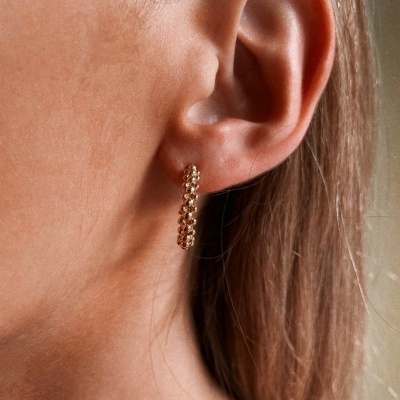 Argolas em Prata - Dots