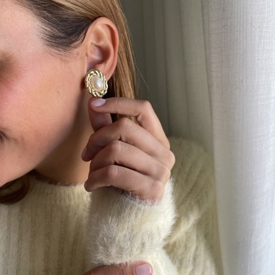 Brincos em aço - Solara