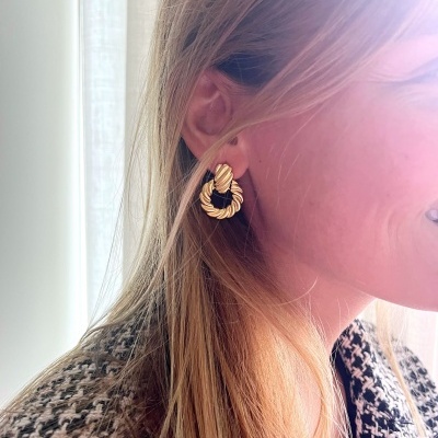 Brincos em aço - Florence