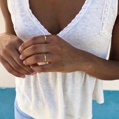 Anéis em aço - Celia