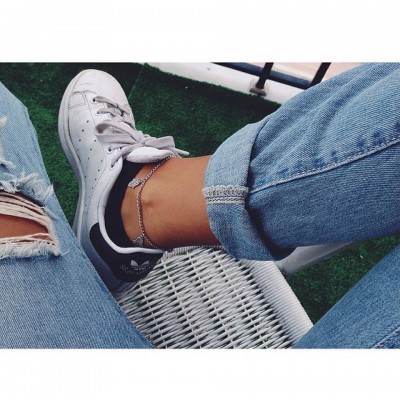 Pulseira para o pé - Simples com com mãos de fátima