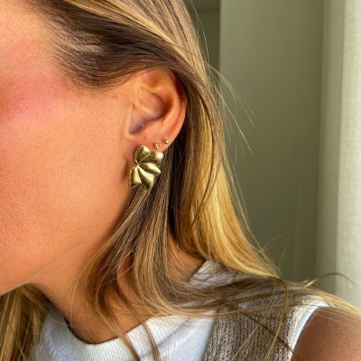 Brincos em aço - Raindrop