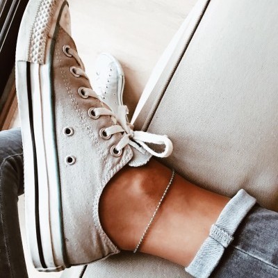 Pulseira para o Pé - Blue Dots