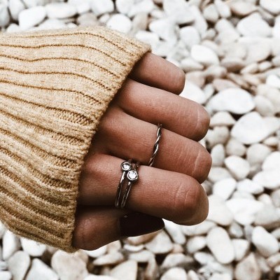 Anéis em prata - Abigail