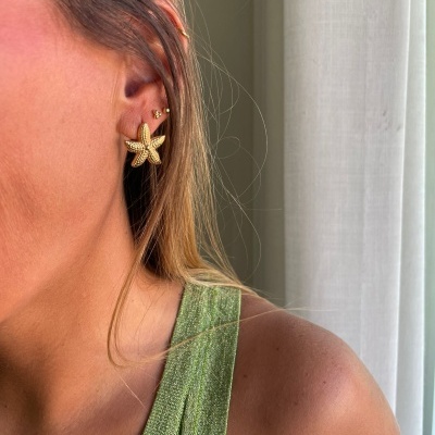 Brincos em aço - Atlantis