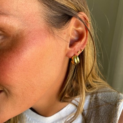 Brincos em aço - Grace