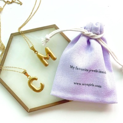 Colar em aço - Big initial