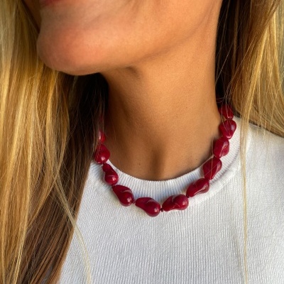 Colar com pedras - Luzia