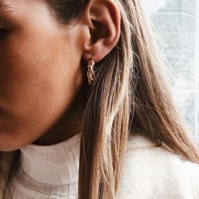 Argolas em aço - Catherine