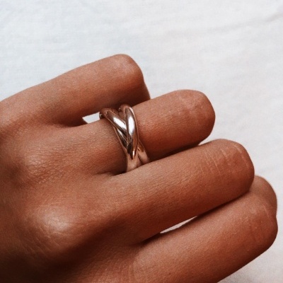 Anel em aço - Scarlett