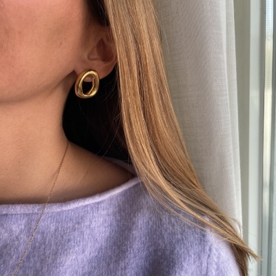 Brincos em aço - Paloma