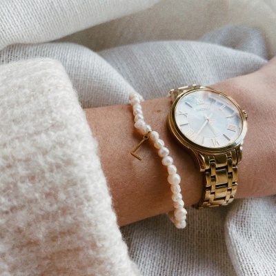 Pulseira em pérolas - Dia da Mãe