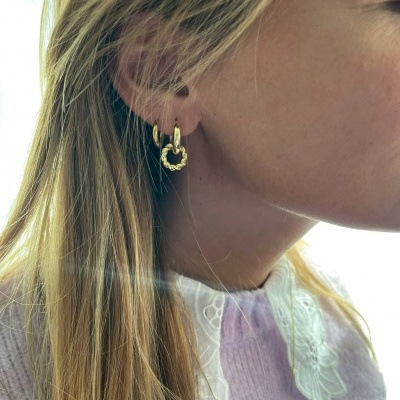 Brincos em prata - Amanda