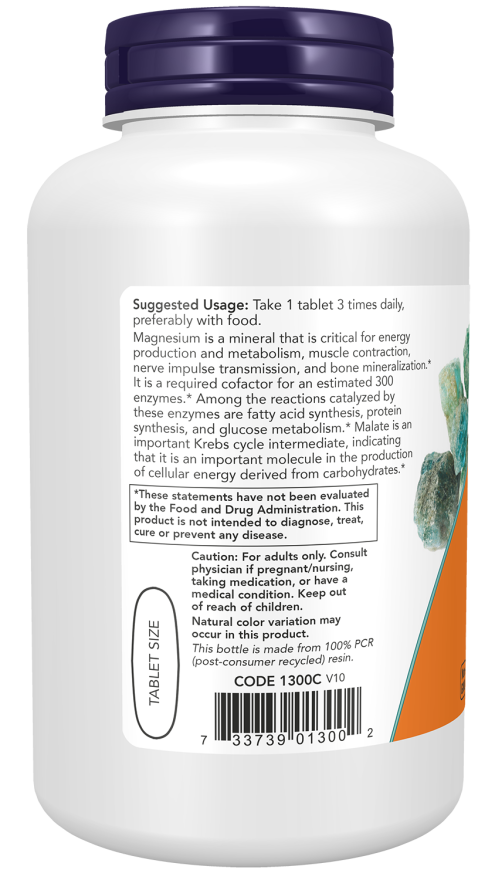 MAGNÉSIO MALATO 1000MG - 180 COMPRIMIDOS