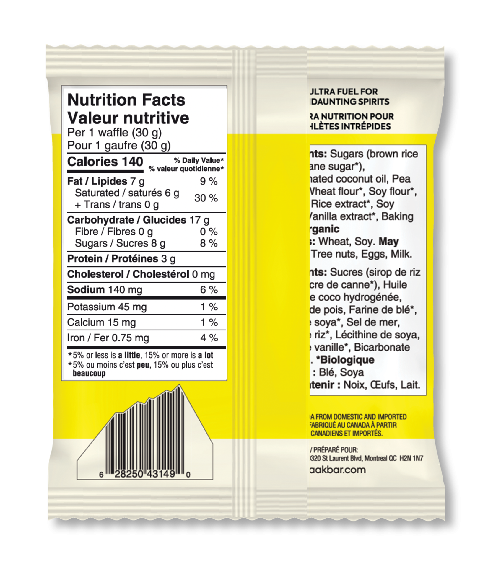 ULTRA ENERGY™ WAFFLE | BAUNILHA