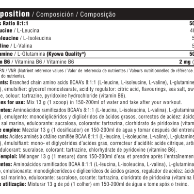 BCAA + GLUTAMINE - 390GR