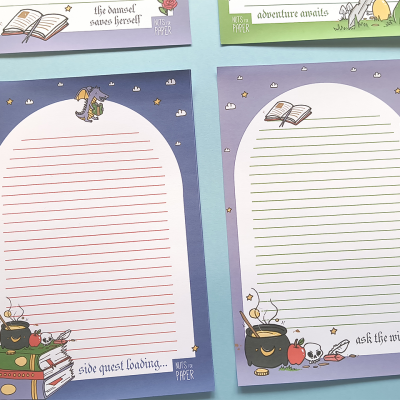 Papel de Carta A5 - In the Realm of the Dragon