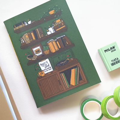 Cadernos A6 - com ilustrações ♫♪♫