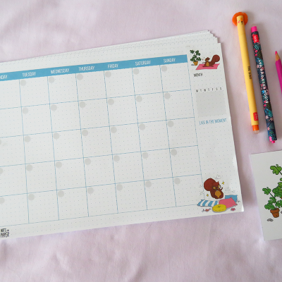 Planificador Mensal A4