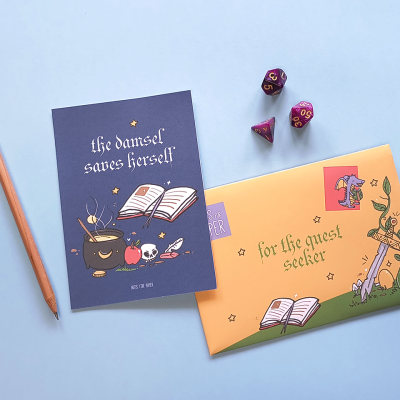 Postais - In the Realm of the Dragon - Conjunto de 8