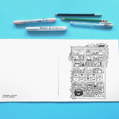 Livro de Colorir - I have no shelf Control I