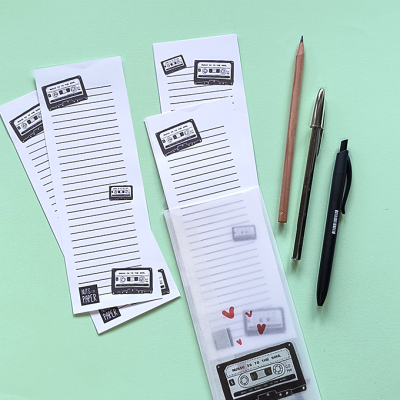 Folhas para Notas - Cassette