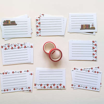 Etiquetas de Papel - Cravos