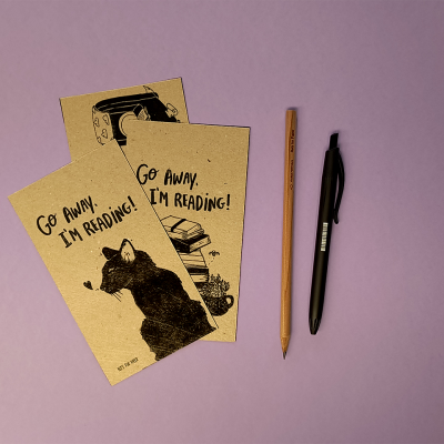 Go Away, I'm Reading - Marcadores de Livros