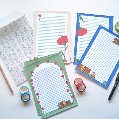 I read Banned Books - Papel de Carta A5