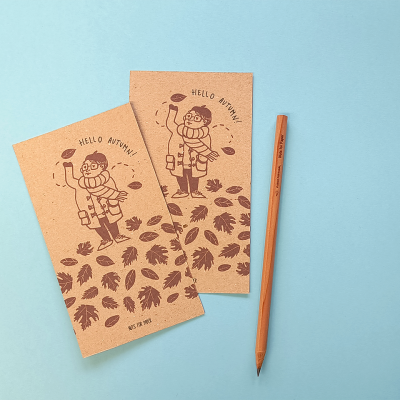 Leaves - Marcador de Livros/Postal