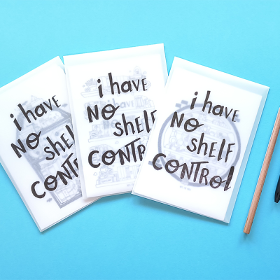 Pack 1 | 4 Postais - I have no shelf control