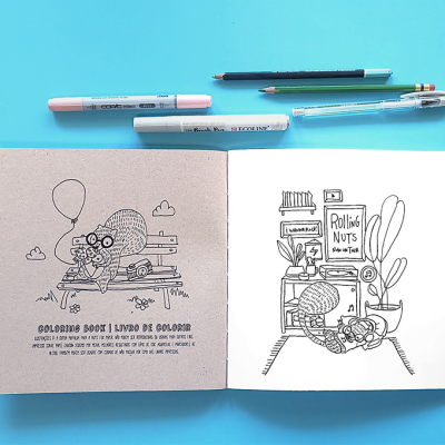 Livro de Colorir - Chubby, o Esquilo