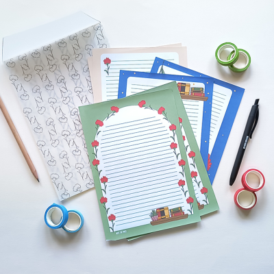 I read Banned Books - Papel de Carta A5