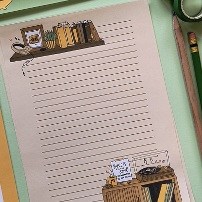 Papel de Carta A5 - The Sound of... ♫♪♫