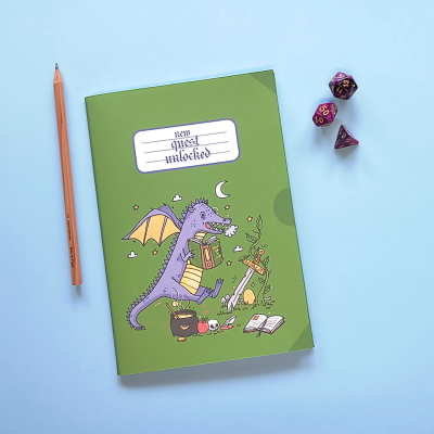 Papel de Carta A5 - In the Realm of the Dragon