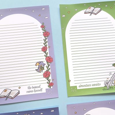 Papel de Carta A5 - In the Realm of the Dragon